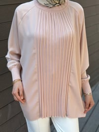 Ghisa 3630T4442 Pudra Önü Nervür Detaylı Tunik