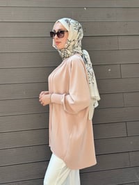 Ghisa 3630T4442 Pudra Önü Nervür Detaylı Tunik