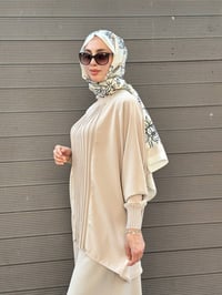 Ghisa 3630T4442 Taş Önü Nervür Detaylı Tunik