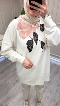 Ghisa 3651T4415 Taş Yakası Detaylı Tunik