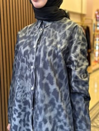Ghisa 4710T4520 Siyah Desenli Tunik