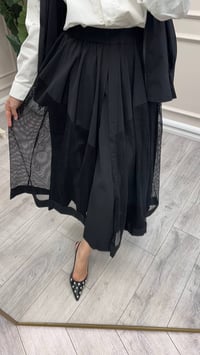 Ghisa 4711T9377 Siyah File Etek Yelekli Takım