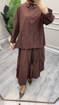 Ghisa 4711T9382 Kahve Etekli Takım