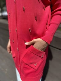 Ghisa 4YOBTNK4227 Coral Damla Taş Detaylı Tunik