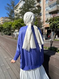 Ghisa 4YÖRTNK4611 Lila Kolları Düğme Detaylı Tunik