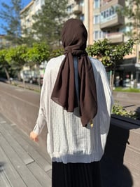 Ghisa 4YÖRTNK4611 Taş Kolları Düğme Detaylı Tunik
