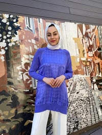 Ghisa 4YÖRTNK4612 Lila Fermuar Detaylı Tunik