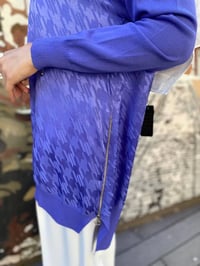Ghisa 4YÖRTNK4612 Lila Fermuar Detaylı Tunik