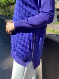 Ghisa 4YÖRTNK4612 Mor Fermuar Detaylı Tunik