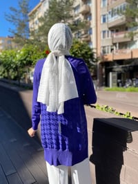 Ghisa 4YÖRTNK4612 Mor Fermuar Detaylı Tunik