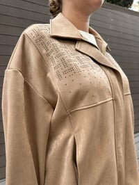 Ghisa 5KGSTKM3905 Camel Süet Etekli Takım