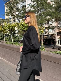 Ghisa 5KGSTNK4673 Siyah Gömlek Tunik