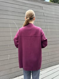 Ghisa 5KOBHRK3899 Bordo Taş Detaylı Triko Hırka