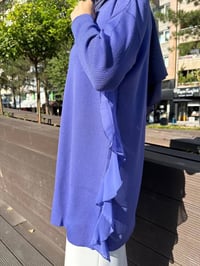 Ghisa 5KOBTNK4689 Leylak Tül Detaylı Merserize Tunik