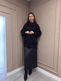 Ghisa 5KÖRTNK4791 Siyah Tunik