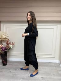 Heddy & Nurcan Çetin 23425 Siyah Şalvar Takım