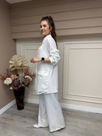 Heddy & Nurcan Çetin 23431 Ekru Güpür Detaylı İkili Takım