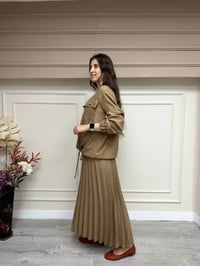 Heddy & Nurcan Çetin 23436 Bej Pilise Etekli Takım
