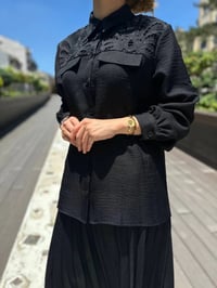 Heddy & Nurcan Çetin 23441 Siyah Güpür Detaylı İkili Takım