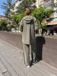 Hilay HLY0125Y101.019 Haki Latina Pantolonlu Takım