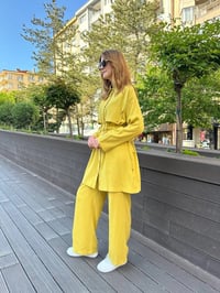 Hilay HLY0125Y101.044 Yağ Yeşili New Stella Pantolonlu Takım