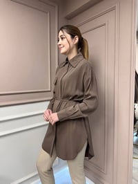 Hilay HLY0125Y108.001 Kahverengi New Tera Gömlek