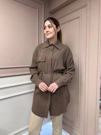 Hilay HLY0125Y108.001 Kahverengi New Tera Gömlek