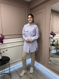 Hilay HLY0125Y108.001 Lila New Tera Gömlek