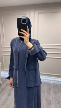 Hilay HLY0126K101.058 Lacivert New Andela Ceketli Elbise