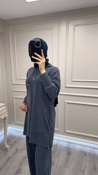Hilay HLY0126Y101.004 Lacivert Oslo Yanları Fermuarlı Takım