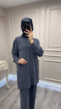 Hilay HLY0126Y101.004 Lacivert Oslo Yanları Fermuarlı Takım
