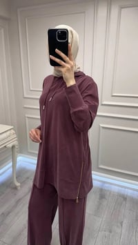 Hilay HLY0126Y101.004 Mürdüm Oslo Yanları Fermuarlı Takım