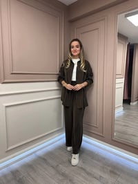 HNS HNS0004 Kahve Cupro Takım