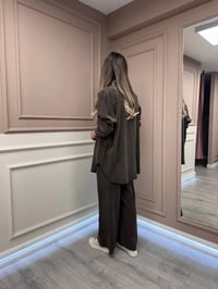 HNS HNS0004 Kahve Cupro Takım