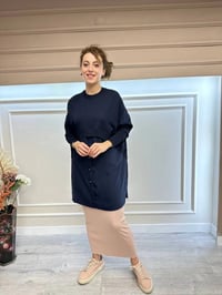 İnvee 5685 Somon Triko Kalem Etek