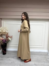 İnvee 5747 Camel Triko Elbise