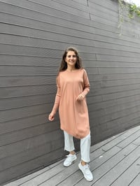 İnvee 6166 Soğan Kabuğu Uzun Triko