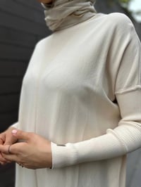 İnvee 6166 Vanilya Uzun Triko