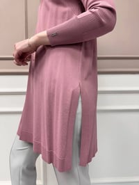 İnvee 6222 Gül Kurusu Triko Tunik