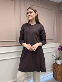 İnvee 6222 Kahve Triko Tunik
