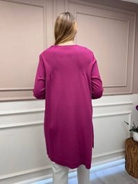 İnvee 6222 Vişne Triko Tunik