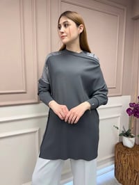 İnvee 6250 Antrasit Triko Tunik