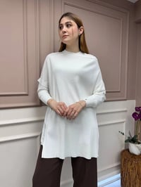 İnvee 6250 Ekru Triko Tunik