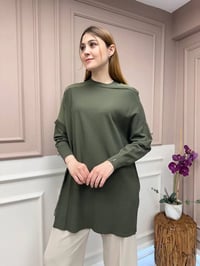 İnvee 6250 Haki Triko Tunik