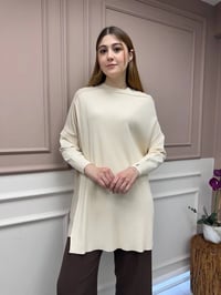 İnvee 6250 Vanilya Triko Tunik