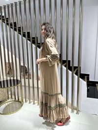 İnvee 6763 Camel Koton Elbise