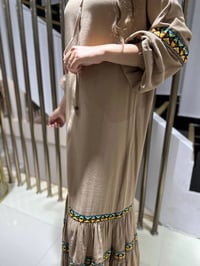 İnvee 6763 Camel Koton Elbise