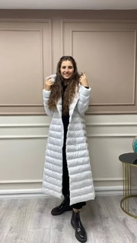 İnvee 6824 Beyaz Şişme Mont