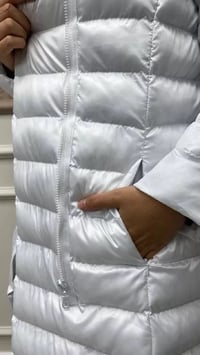 İnvee 6824 Beyaz Şişme Mont