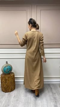 İnvee 6856 Camel Elbise